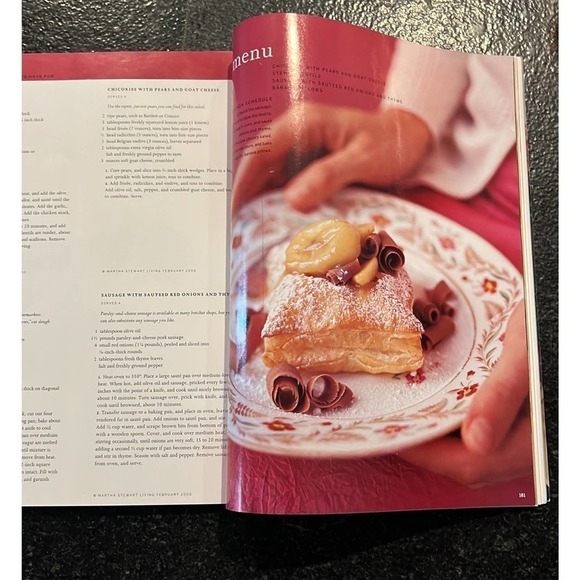 Vintage Martha Stewart Living Magazine February 2000 - Picture 3 of 4
